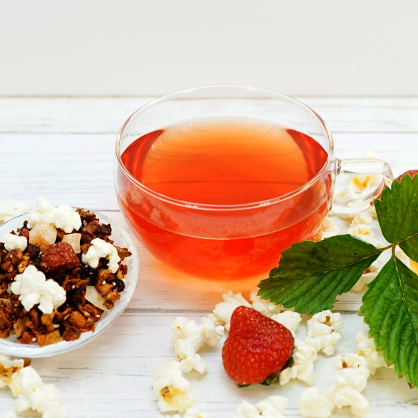 Früchtetee Erdbeer-Popcorn