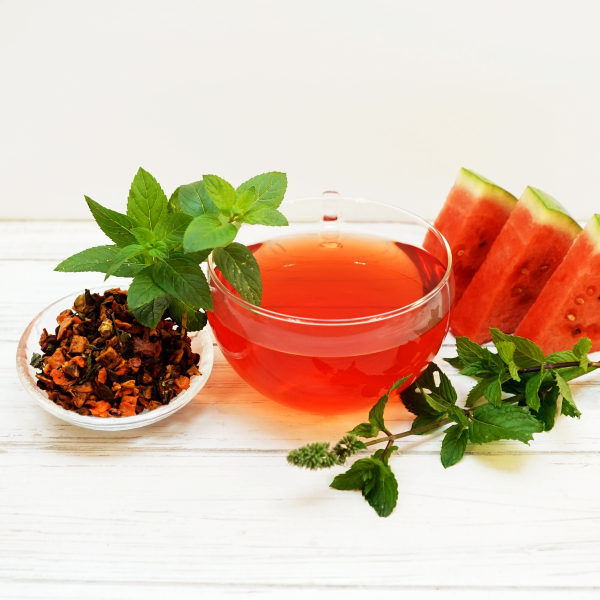 Früchtetee Melone-Minze-Traum