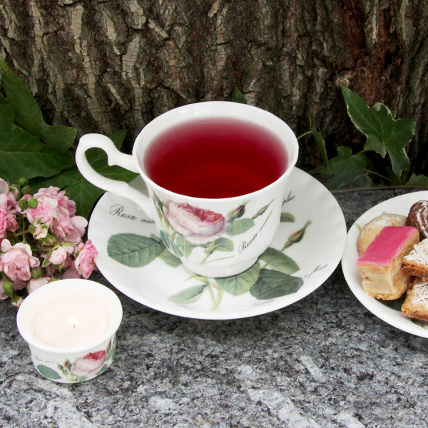 Teetasse, Kaffetasse "RoseRedoute"